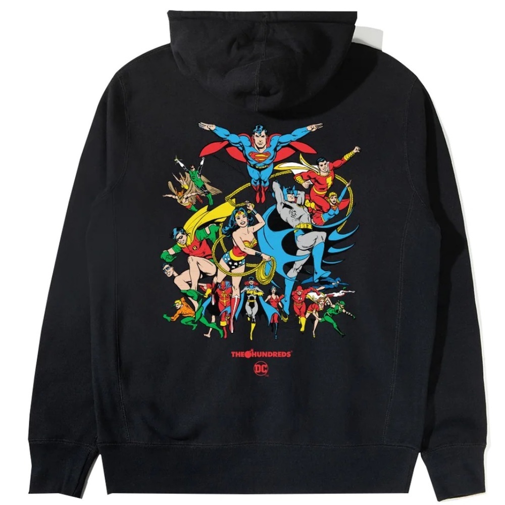The Hundreds x DC Comics Justice League Pullover Hoodie – 2XL